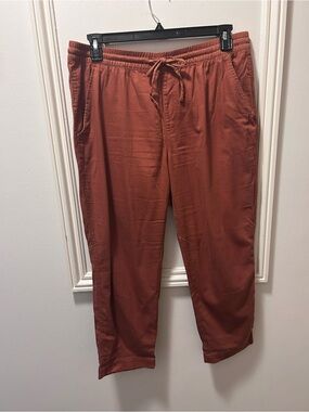GAP Women's Rust-Tone Drawstring Chinos